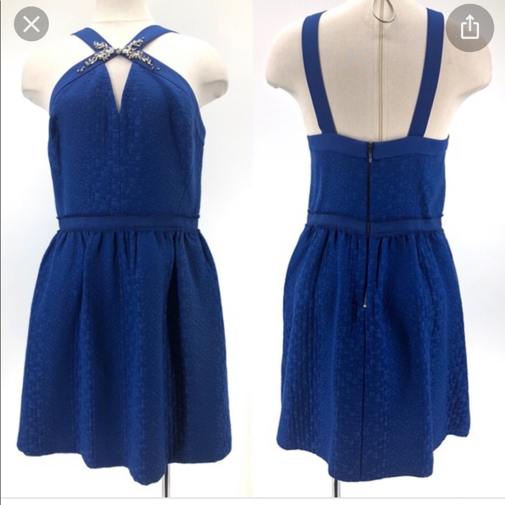 Rebecca Taylor NWT cobalt dress size 4